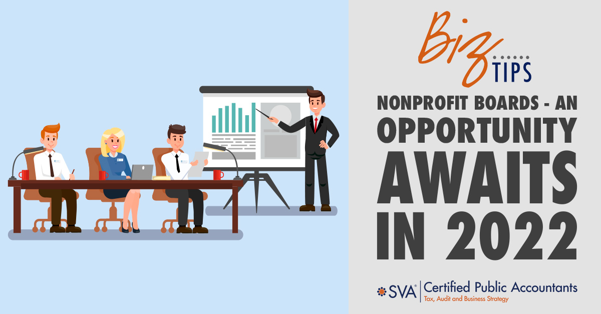 Nonprofit Boards – An Opportunity Awaits in 2022