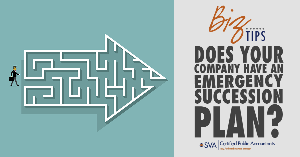 Does Your Company Have an Emergency Succession Plan?