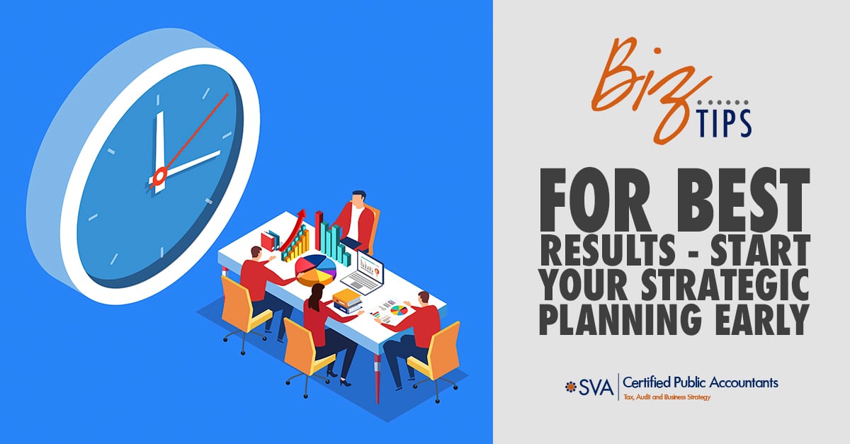 For Best Results - Start Your Strategic Planning Early
