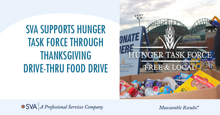 SVA Supports Hunger Task Force Through Thanksgiving Drive-Thru Food Drive