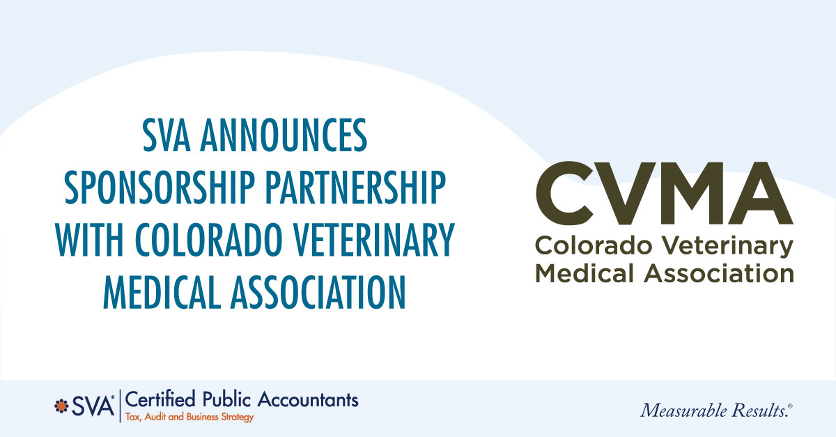 SVA Announces Sponsorship Partnership with Colorado Veterinary Medical Association