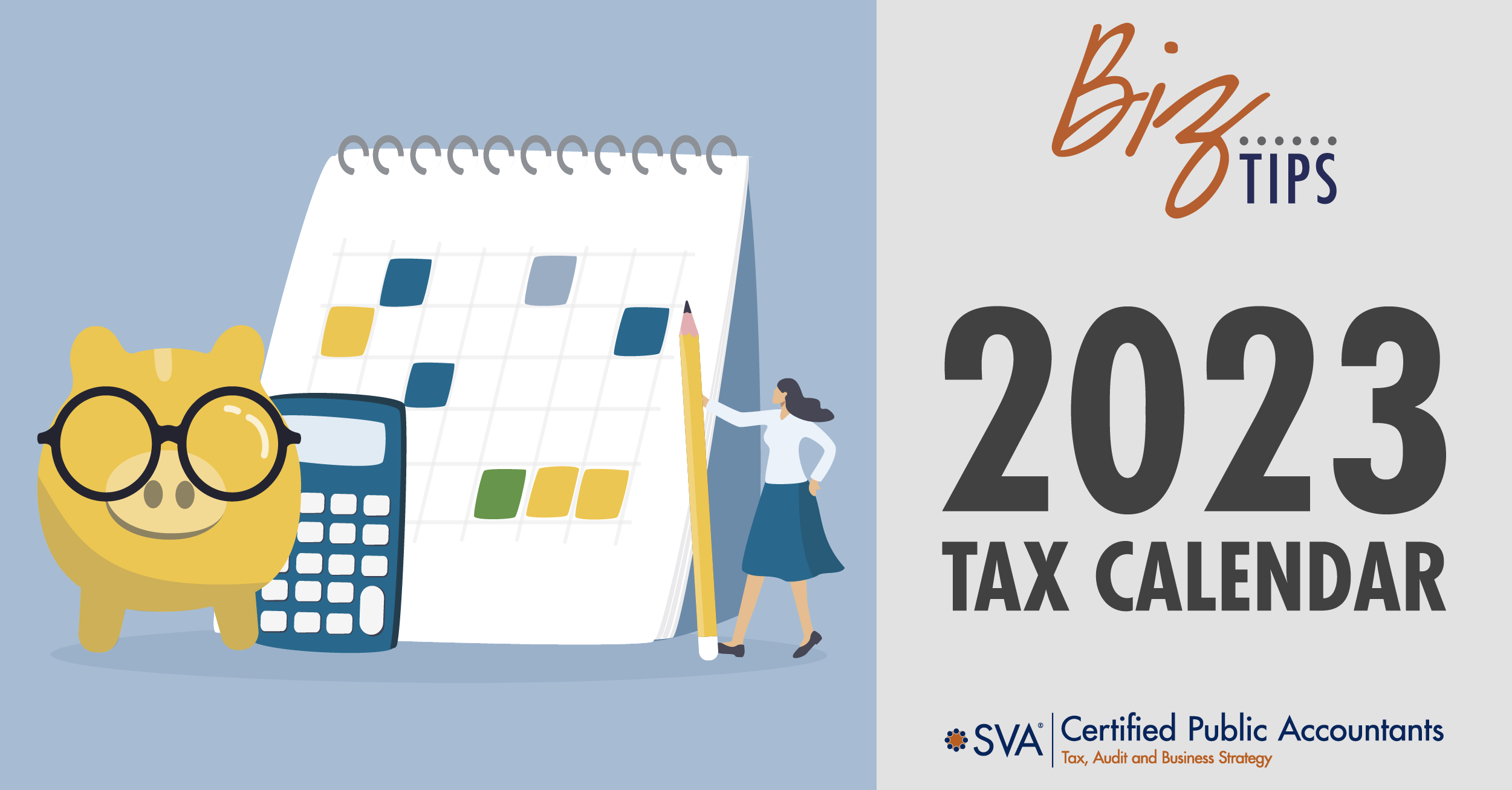 2023 Tax Calendar And Deadlines Guide SVA CPA