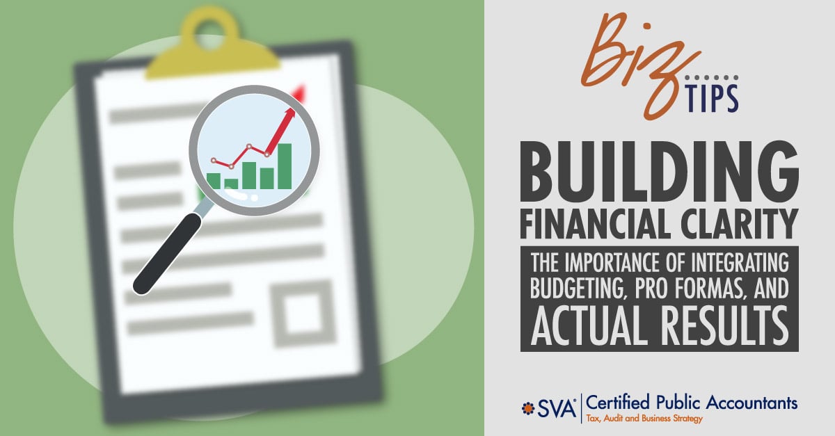 Building Financial Clarity: The Importance of Integrating Budgeting, Pro Formas, and Actual Results