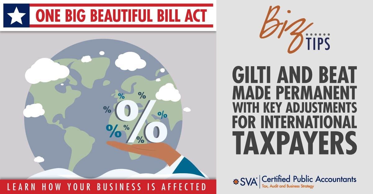 GILTI and BEAT Made Permanent with Key Adjustments for International Taxpayers