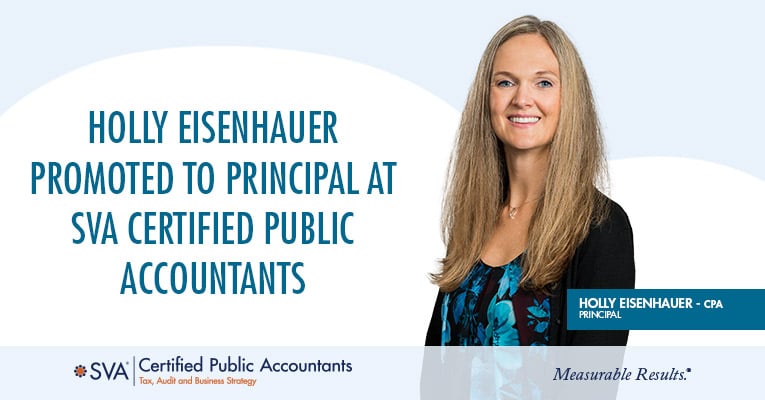Holly Eisenhauer Promoted to Principal at SVA Certified Public Accountants 