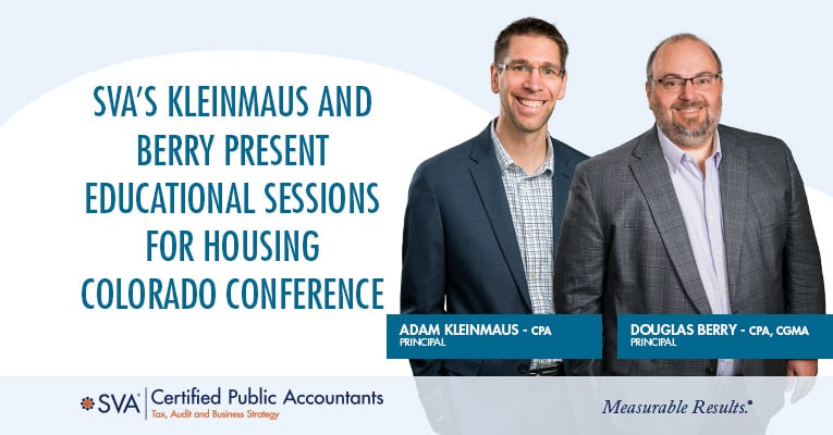 SVA’s Kleinmaus and Berry Present Educational Sessions for Housing Colorado Conference  