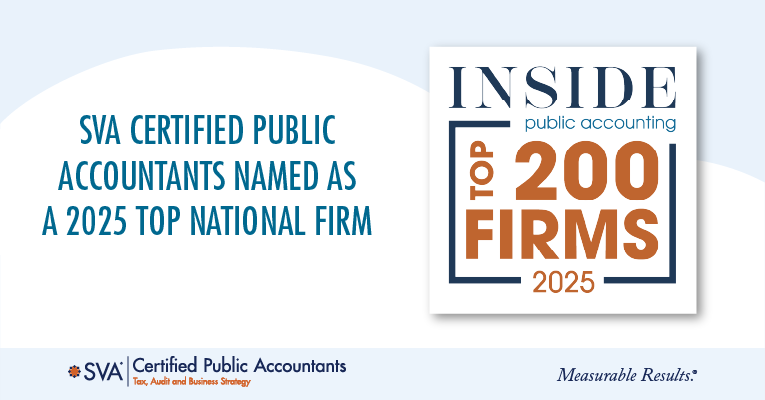 SVA Certified Public Accountants Named as a 2025 Top National Firm