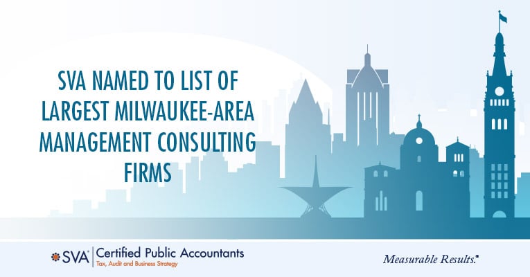 SVA Named to List of Largest Milwaukee-area Management Consulting Firms 