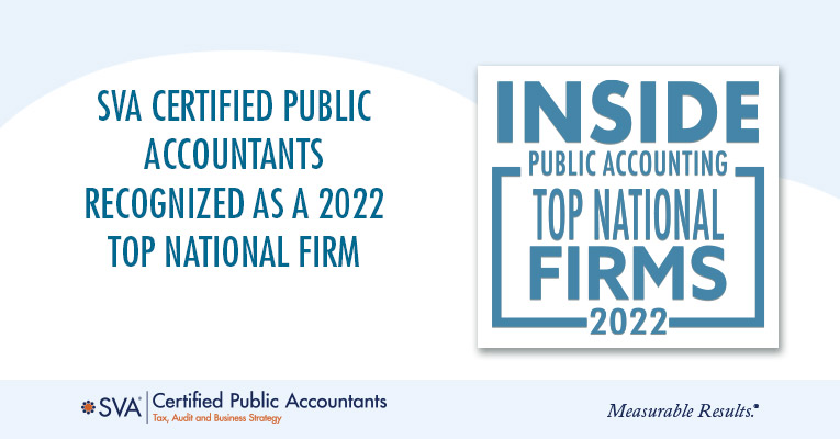 SVA Certified Public Accountants Recognized as a 2022 Top National Firm