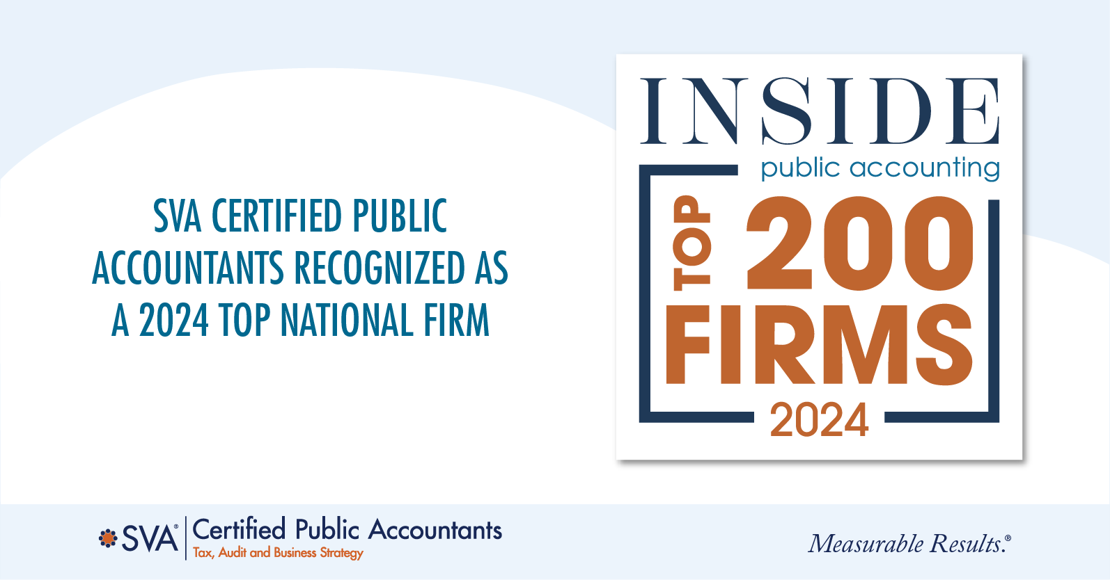 SVA Certified Public Accountants Recognized as a 2024 Top National Firm