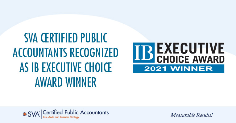 SVA Certified Public Accountants Recognized as IB Executive Choice Award Winner