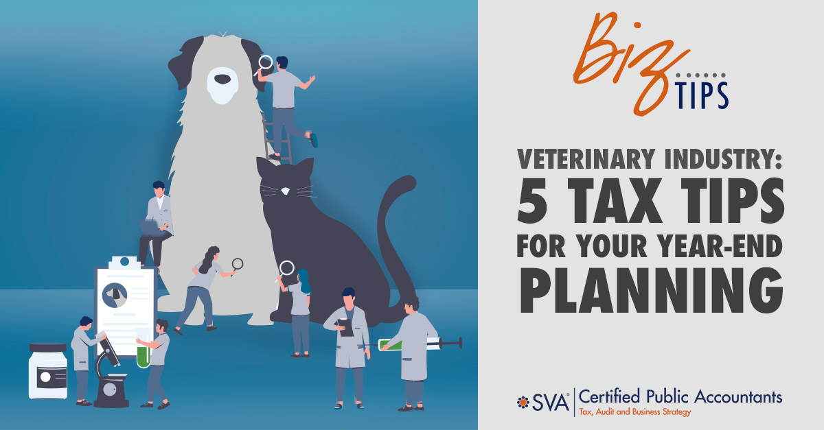 Veterinary Industry: 5 Tax Tips for 2021 Year-End Planning