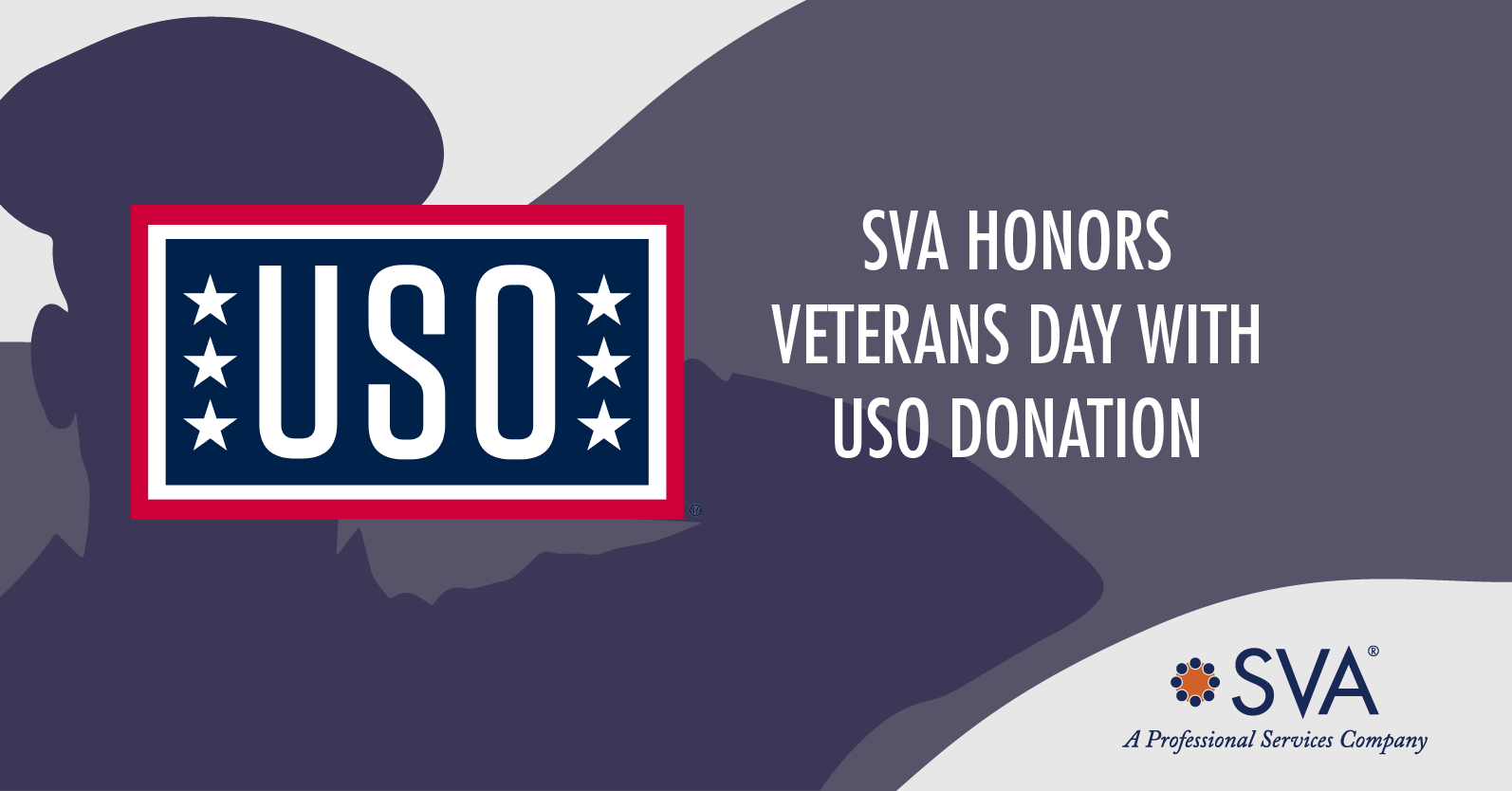 SVA Honors Veterans Day with USO Donations for SVA Veterans