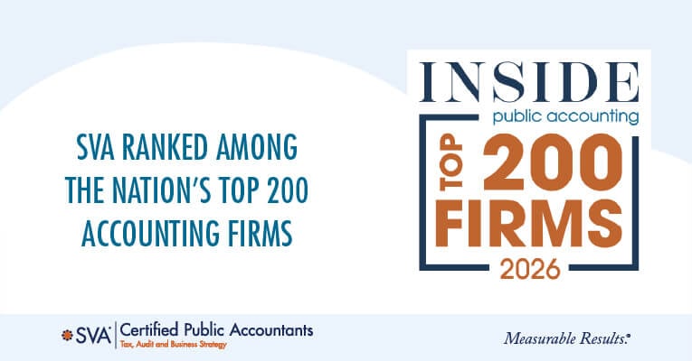 SVA Ranked Among the Nation’s Top 200 Accounting Firms