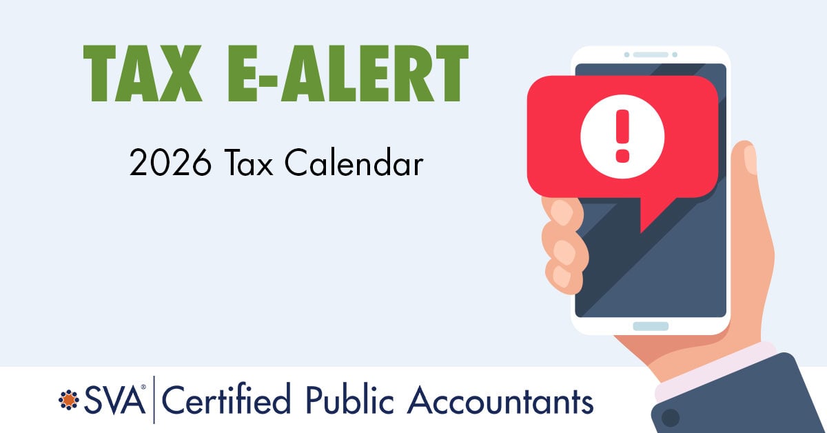 2026 Tax Calendar
